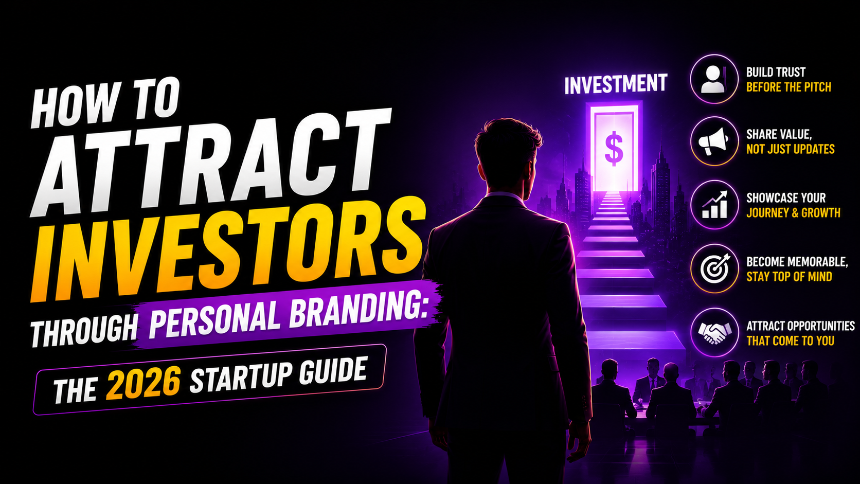How to Attract Investors Through Personal Branding: The 2026 Startup Guide