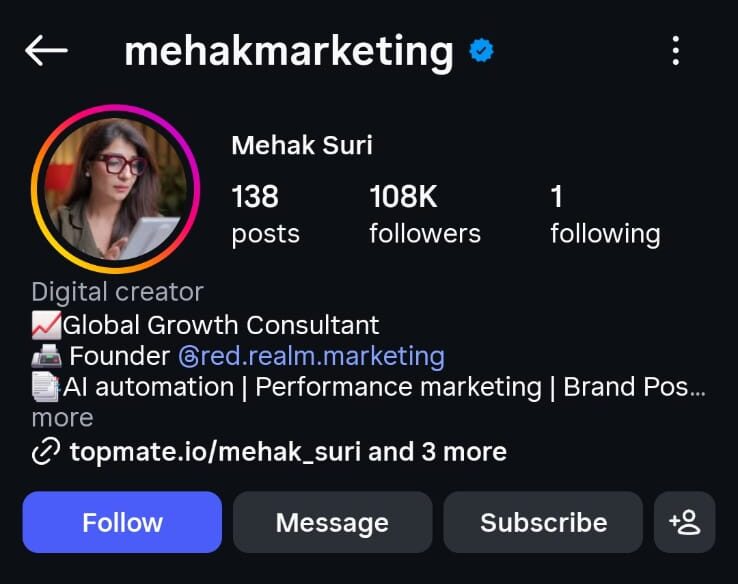 @mehakmarketing Results