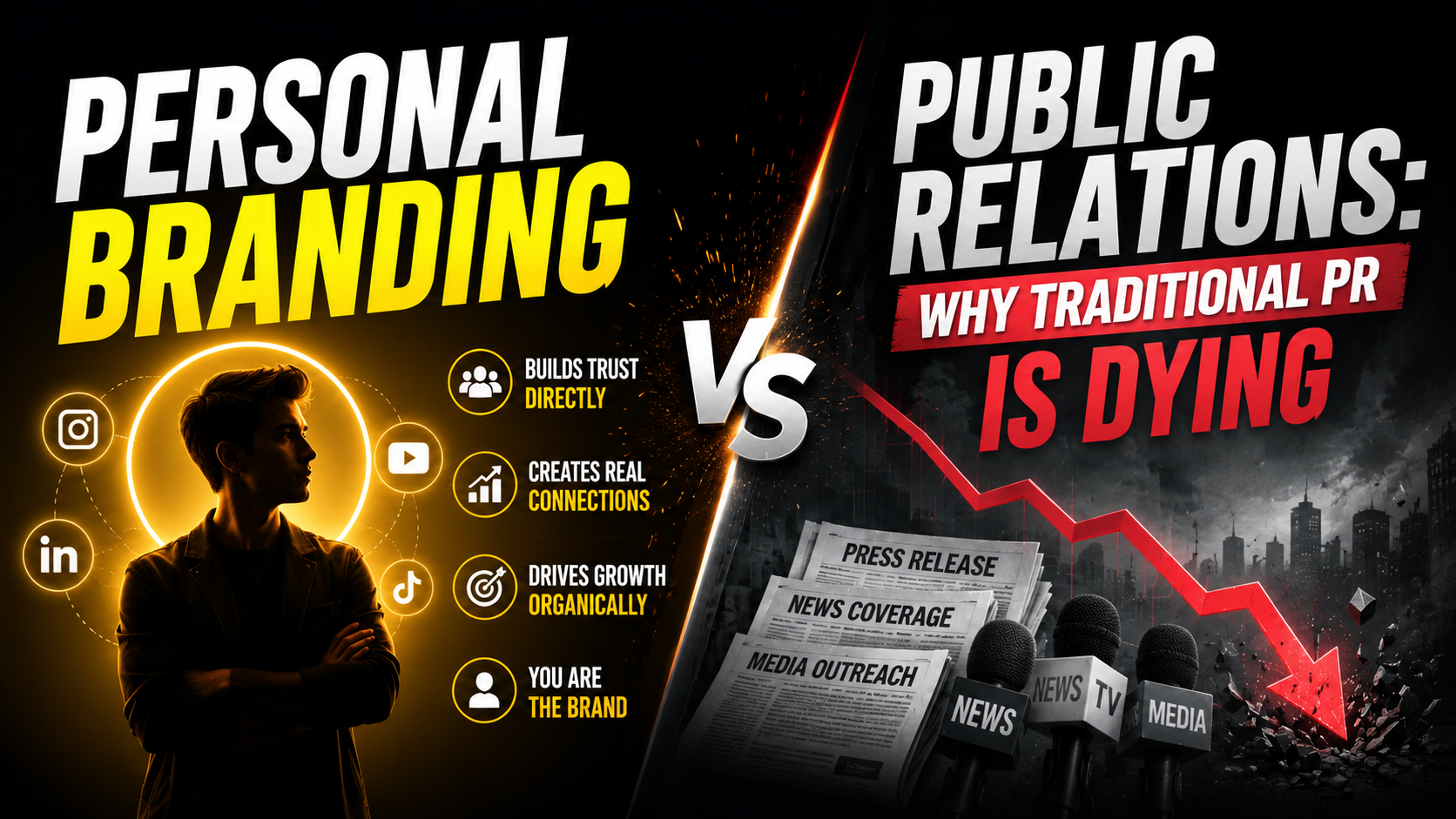 Personal Branding vs Public Relations: Why Traditional PR is Dying