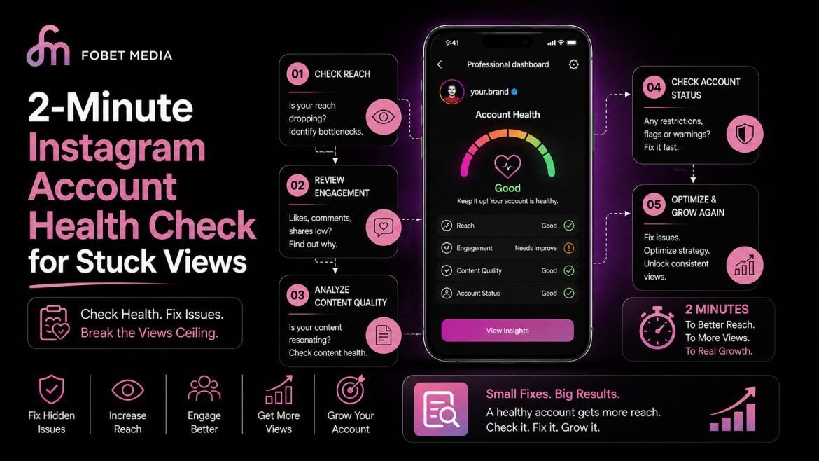 2-Minute Instagram Account Health Check for Stuck Views