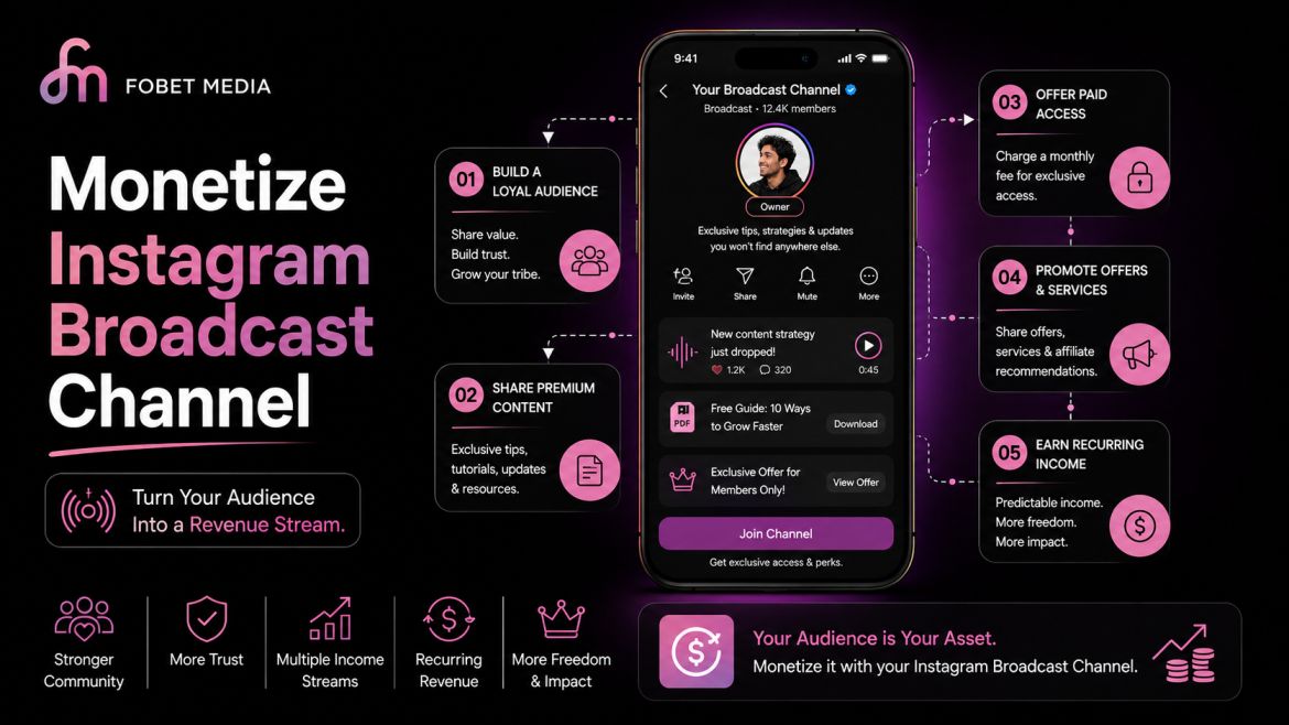 Stop Working For Free: Monetize Instagram Broadcast Channel