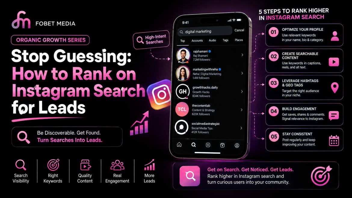 Stop Guessing: How to Rank on Instagram Search for Leads